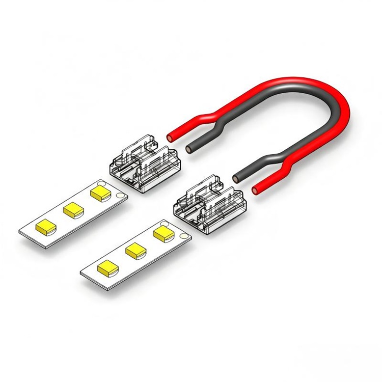 Smd strip to smd strip with wire connection.