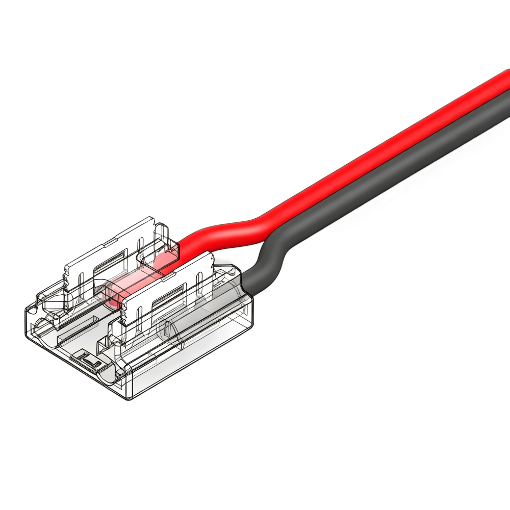 2-PIN Strip Connector for 10MM wide PCB wire on end 15CM Australia Stock (10pcs/Bag) 