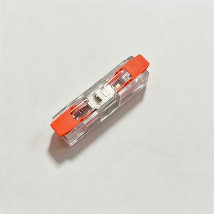 Quick push-in wire connector accessory for COB LED strip and LT-1818 stair light controller.